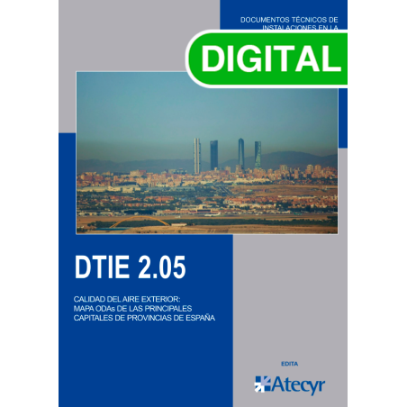 DTIE 2.05 CALIDAD DEL AIRE EXTERIOR MAPA ODAs DE LAS PRINCIPALES CAPITALES DE PROVINCIAS DE ESPANA